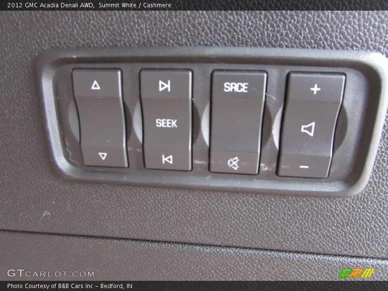 Summit White / Cashmere 2012 GMC Acadia Denali AWD