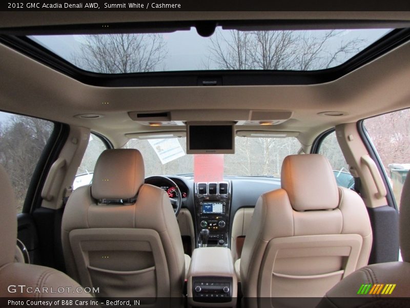 Summit White / Cashmere 2012 GMC Acadia Denali AWD