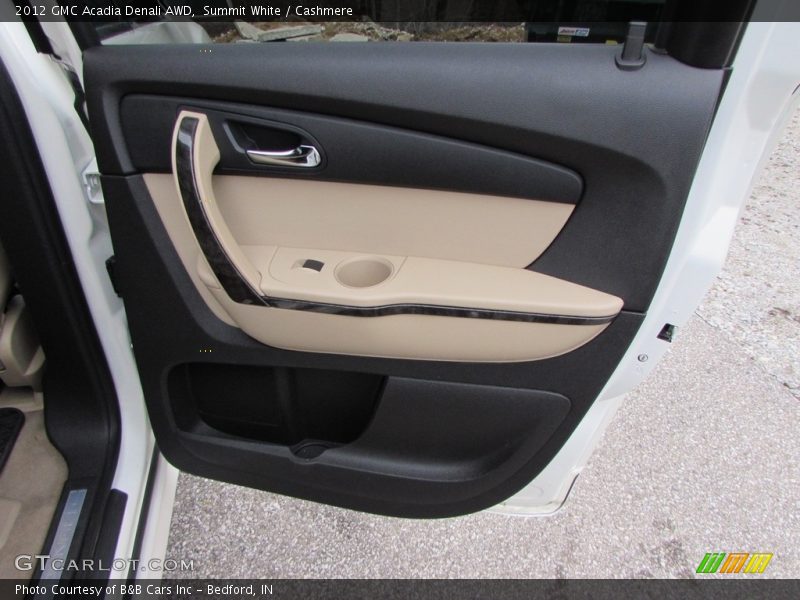 Summit White / Cashmere 2012 GMC Acadia Denali AWD