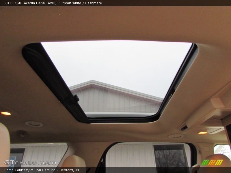 Summit White / Cashmere 2012 GMC Acadia Denali AWD