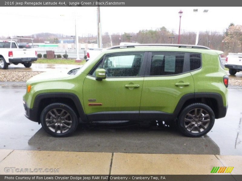 Jungle Green / Black/Sandstorm 2016 Jeep Renegade Latitude 4x4