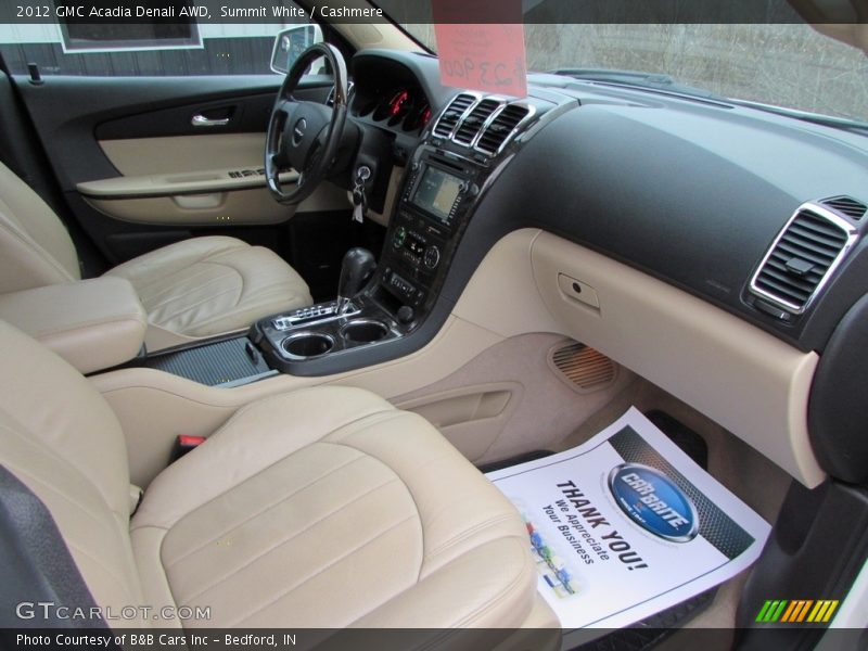 Summit White / Cashmere 2012 GMC Acadia Denali AWD