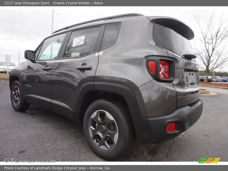 Granite Crystal Metallic / Black 2017 Jeep Renegade Sport