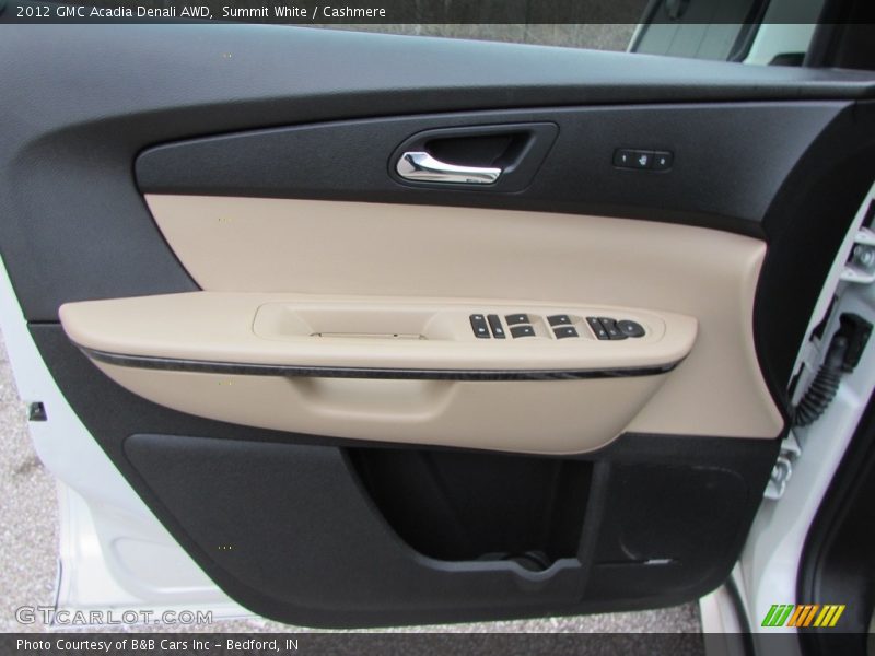 Summit White / Cashmere 2012 GMC Acadia Denali AWD