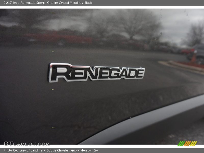 Granite Crystal Metallic / Black 2017 Jeep Renegade Sport