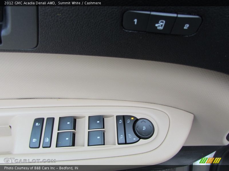 Summit White / Cashmere 2012 GMC Acadia Denali AWD