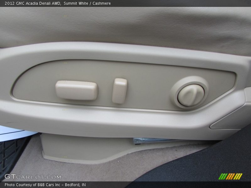 Summit White / Cashmere 2012 GMC Acadia Denali AWD