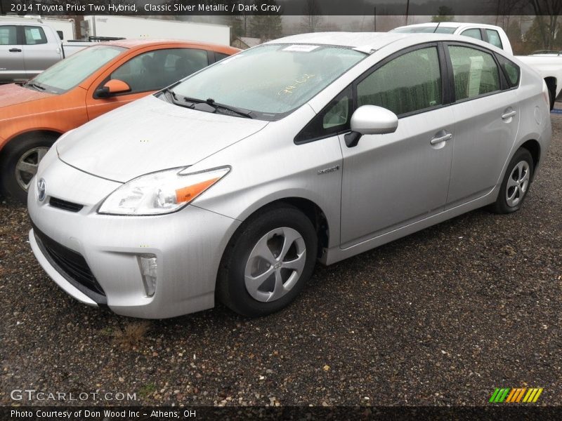 Classic Silver Metallic / Dark Gray 2014 Toyota Prius Two Hybrid