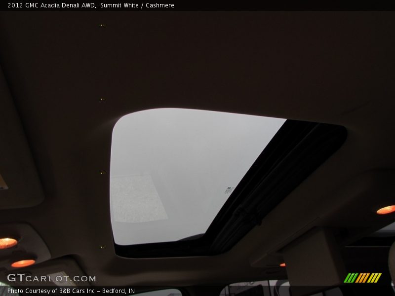 Summit White / Cashmere 2012 GMC Acadia Denali AWD