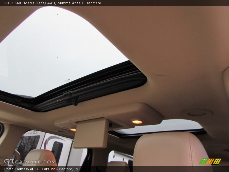 Summit White / Cashmere 2012 GMC Acadia Denali AWD
