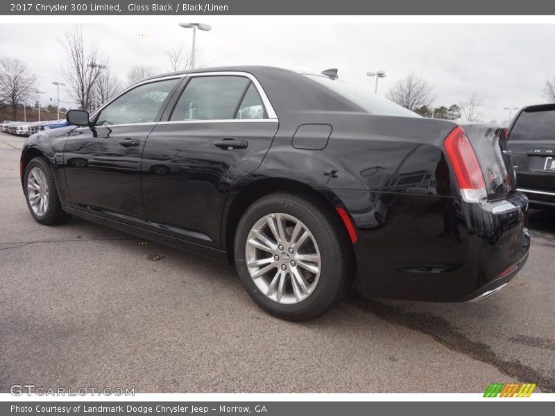 Gloss Black / Black/Linen 2017 Chrysler 300 Limited