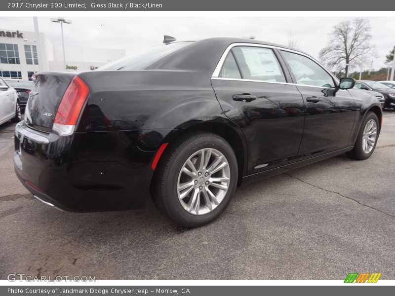 Gloss Black / Black/Linen 2017 Chrysler 300 Limited
