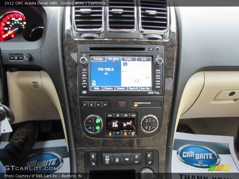 Summit White / Cashmere 2012 GMC Acadia Denali AWD