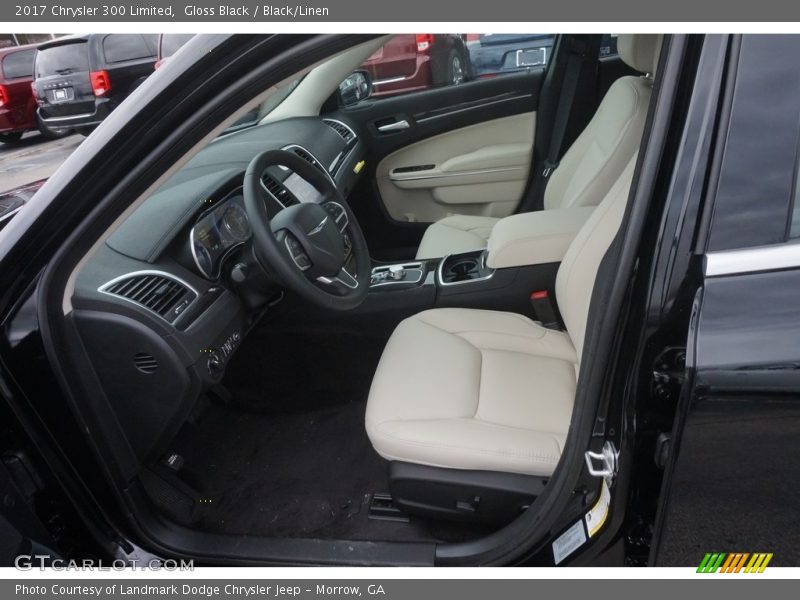 Gloss Black / Black/Linen 2017 Chrysler 300 Limited