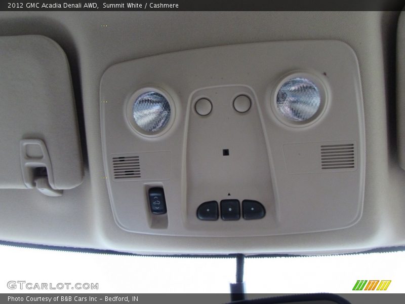 Summit White / Cashmere 2012 GMC Acadia Denali AWD