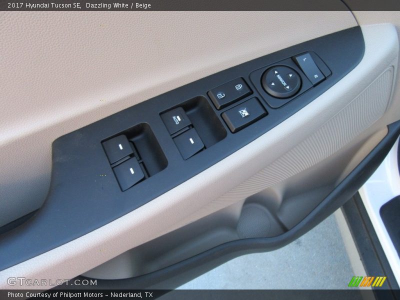 Dazzling White / Beige 2017 Hyundai Tucson SE