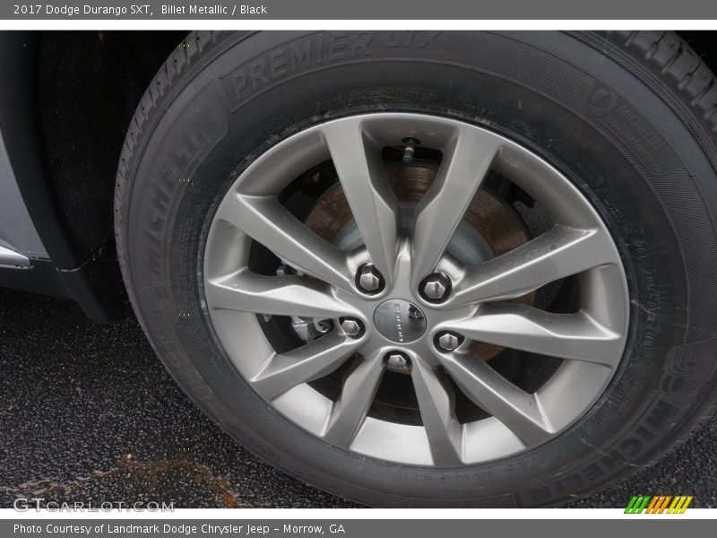 Billet Metallic / Black 2017 Dodge Durango SXT