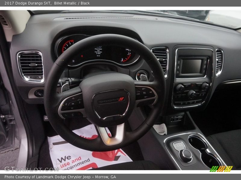 Billet Metallic / Black 2017 Dodge Durango SXT