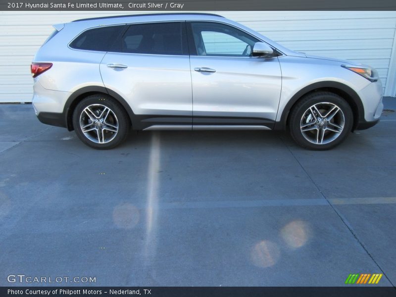 Circuit Silver / Gray 2017 Hyundai Santa Fe Limited Ultimate