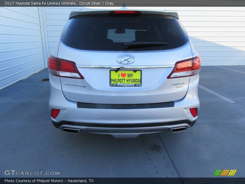 Circuit Silver / Gray 2017 Hyundai Santa Fe Limited Ultimate