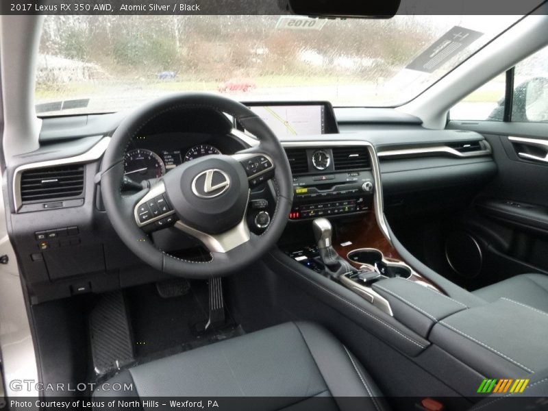 Atomic Silver / Black 2017 Lexus RX 350 AWD