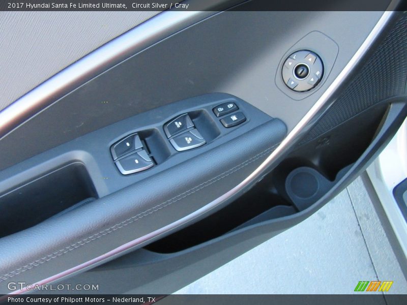 Circuit Silver / Gray 2017 Hyundai Santa Fe Limited Ultimate
