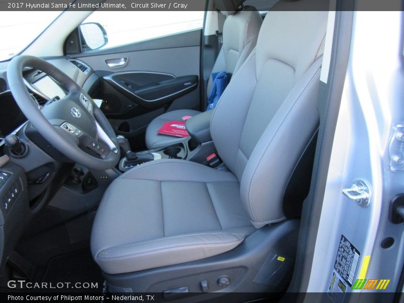 Circuit Silver / Gray 2017 Hyundai Santa Fe Limited Ultimate