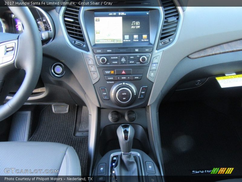 Circuit Silver / Gray 2017 Hyundai Santa Fe Limited Ultimate