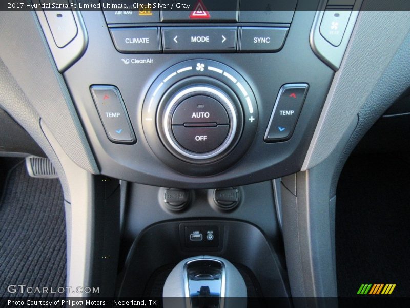 Circuit Silver / Gray 2017 Hyundai Santa Fe Limited Ultimate