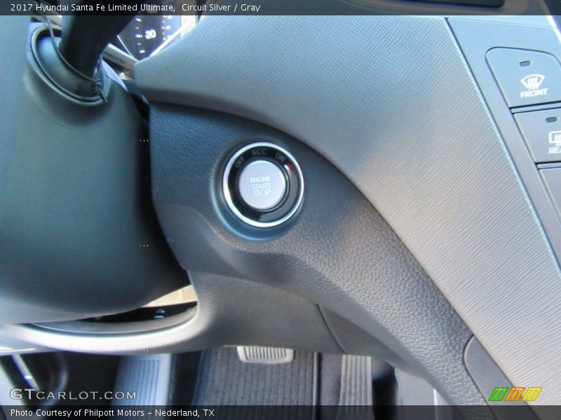 Circuit Silver / Gray 2017 Hyundai Santa Fe Limited Ultimate