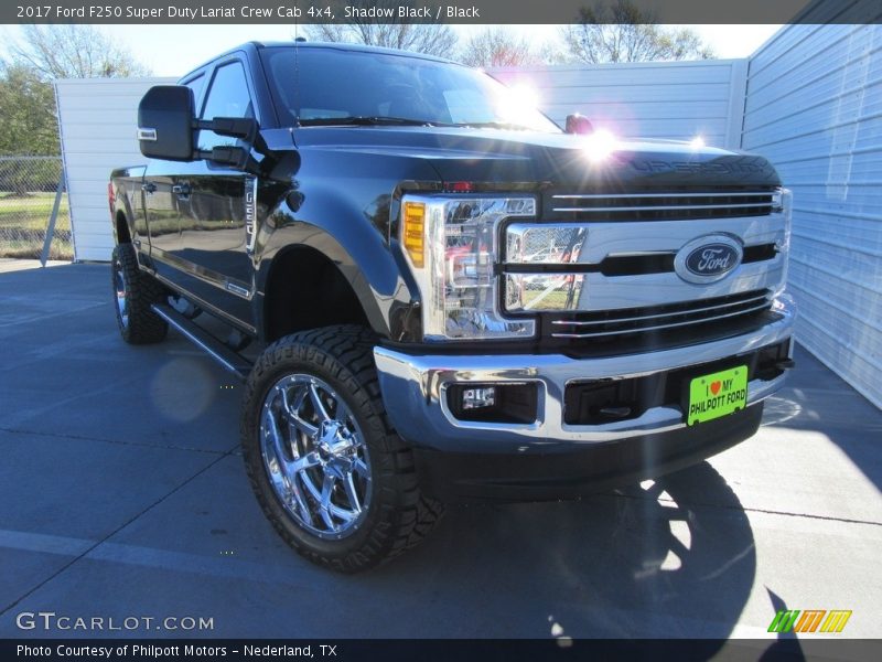 Shadow Black / Black 2017 Ford F250 Super Duty Lariat Crew Cab 4x4