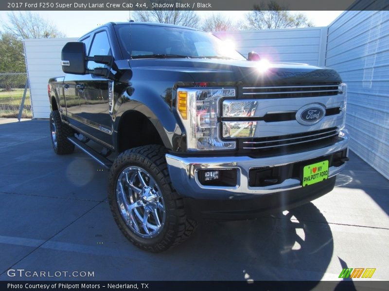 Shadow Black / Black 2017 Ford F250 Super Duty Lariat Crew Cab 4x4