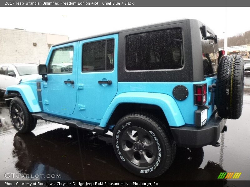Chief Blue / Black 2017 Jeep Wrangler Unlimited Freedom Edition 4x4