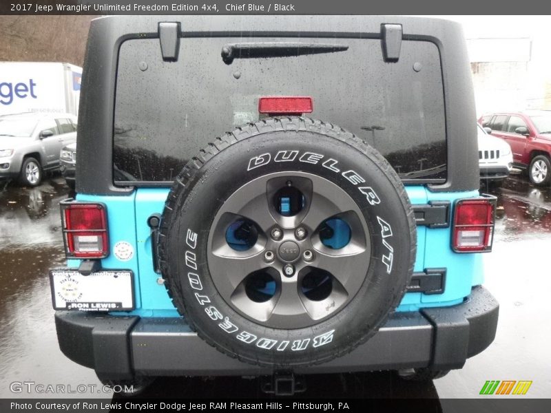 Chief Blue / Black 2017 Jeep Wrangler Unlimited Freedom Edition 4x4