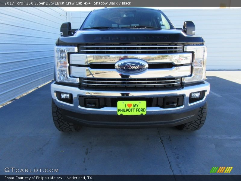 Shadow Black / Black 2017 Ford F250 Super Duty Lariat Crew Cab 4x4