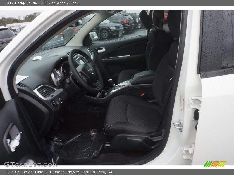 Vice White / Black 2017 Dodge Journey SE