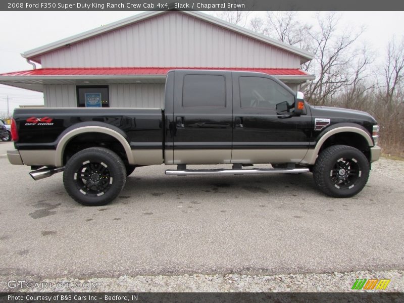 Black / Chaparral Brown 2008 Ford F350 Super Duty King Ranch Crew Cab 4x4