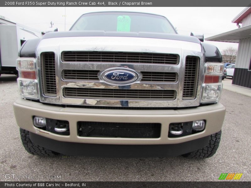 Black / Chaparral Brown 2008 Ford F350 Super Duty King Ranch Crew Cab 4x4