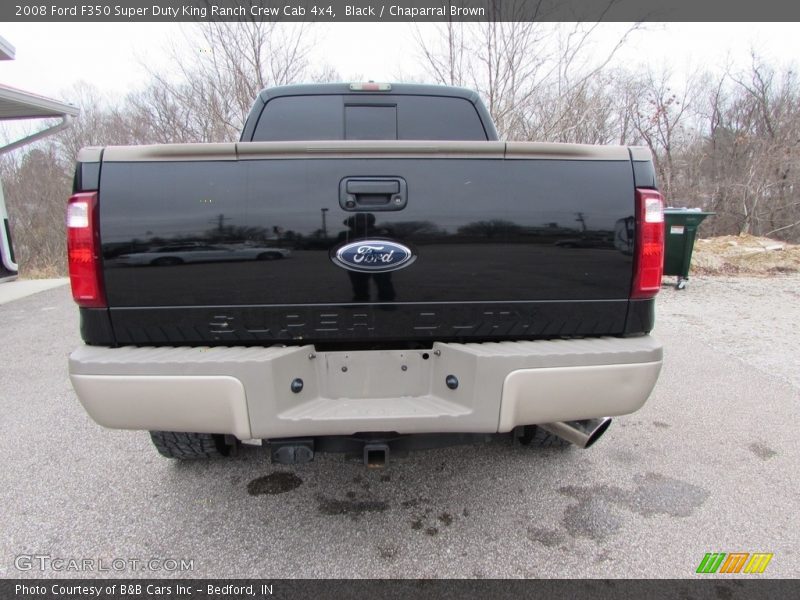 Black / Chaparral Brown 2008 Ford F350 Super Duty King Ranch Crew Cab 4x4
