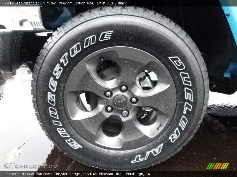 Chief Blue / Black 2017 Jeep Wrangler Unlimited Freedom Edition 4x4