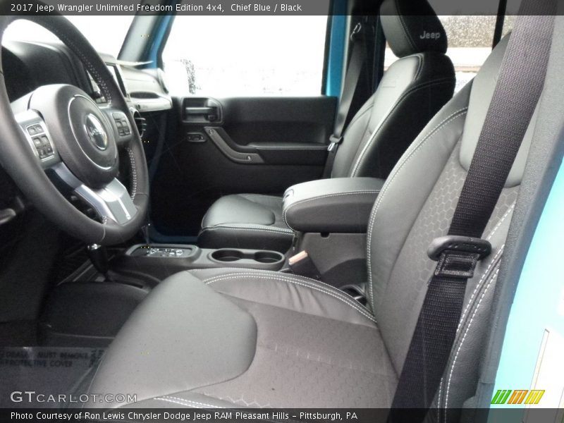 Chief Blue / Black 2017 Jeep Wrangler Unlimited Freedom Edition 4x4