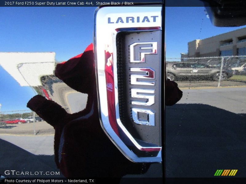 Shadow Black / Black 2017 Ford F250 Super Duty Lariat Crew Cab 4x4