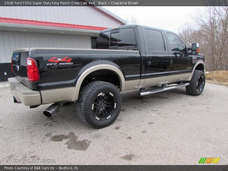 Black / Chaparral Brown 2008 Ford F350 Super Duty King Ranch Crew Cab 4x4