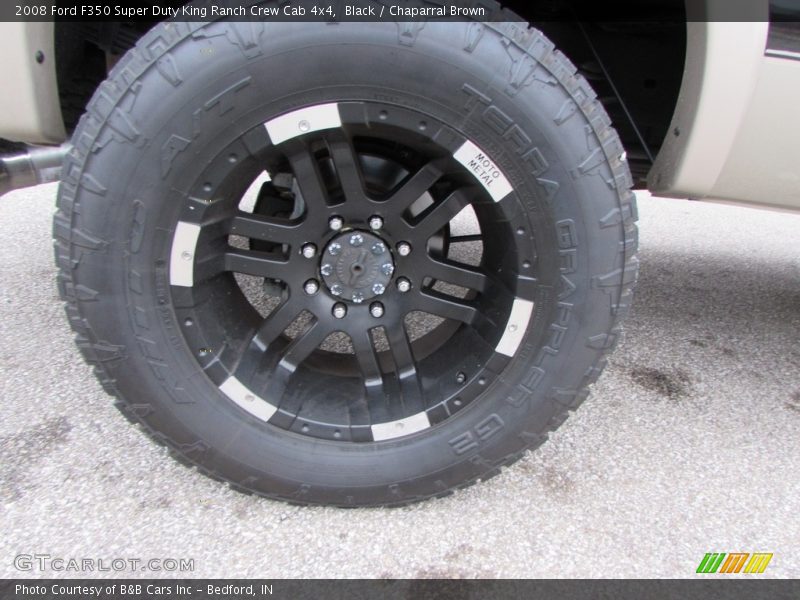 Black / Chaparral Brown 2008 Ford F350 Super Duty King Ranch Crew Cab 4x4