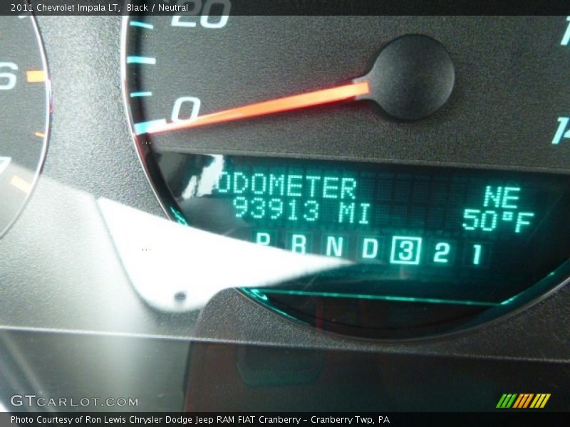 Black / Neutral 2011 Chevrolet Impala LT