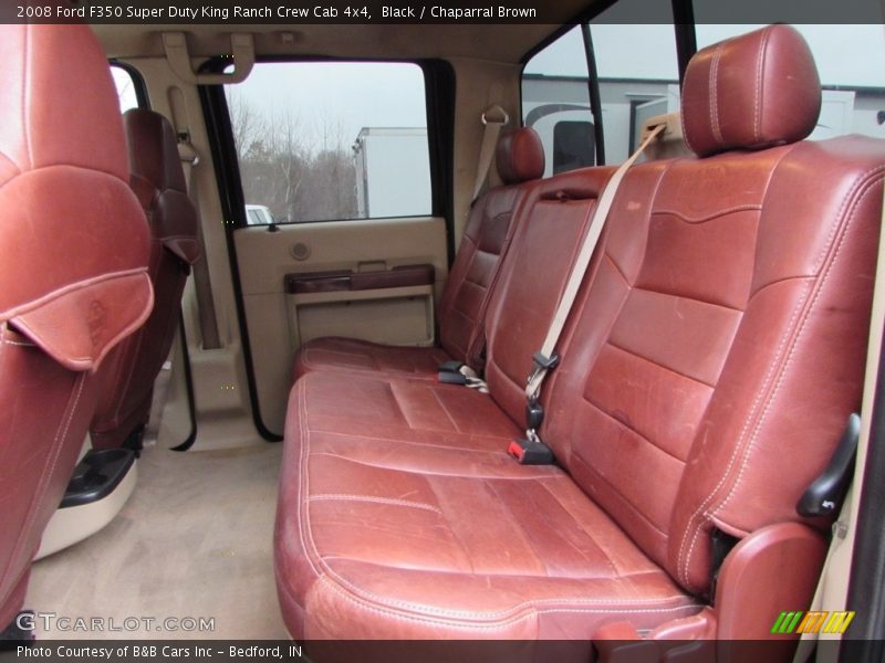 Black / Chaparral Brown 2008 Ford F350 Super Duty King Ranch Crew Cab 4x4