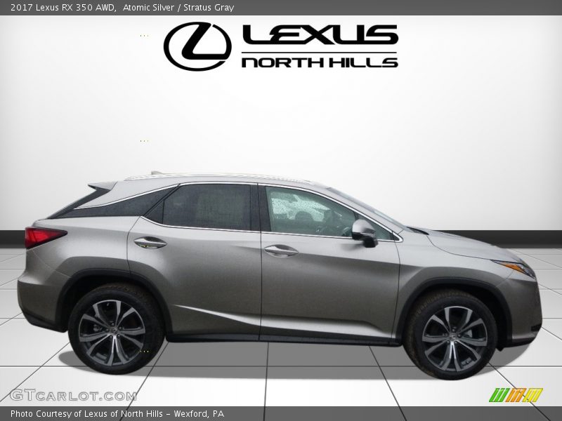 Atomic Silver / Stratus Gray 2017 Lexus RX 350 AWD