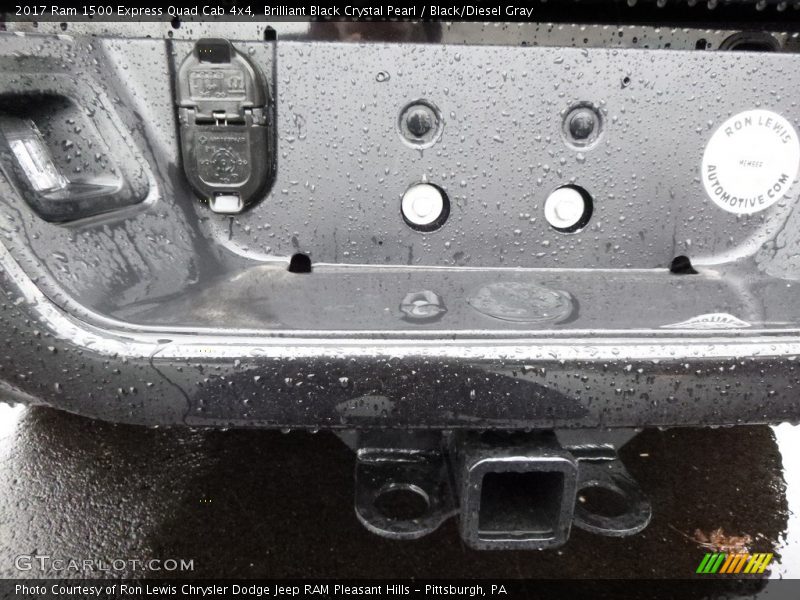 Brilliant Black Crystal Pearl / Black/Diesel Gray 2017 Ram 1500 Express Quad Cab 4x4