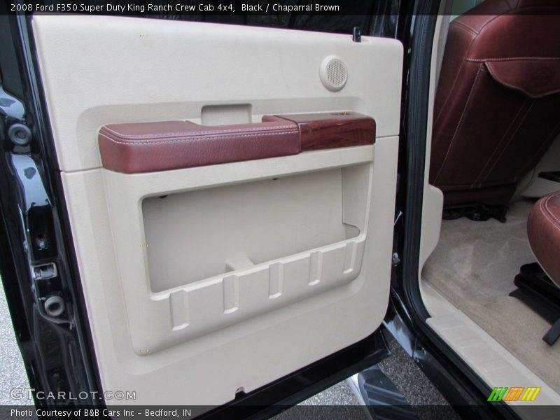 Black / Chaparral Brown 2008 Ford F350 Super Duty King Ranch Crew Cab 4x4