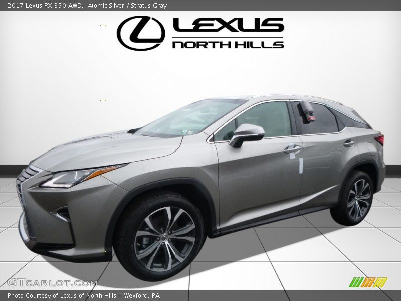 Atomic Silver / Stratus Gray 2017 Lexus RX 350 AWD